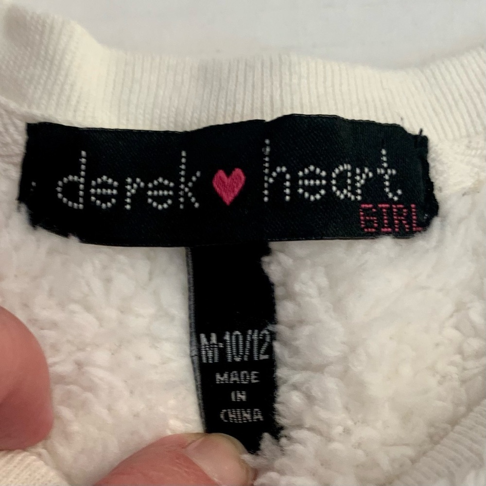 DEREK HEART Pink and White Embroidered Cat Top - Picture 6 of 6